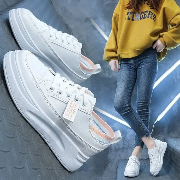 Fashion Sports High Casual Shoes White Shoes Women MedSurgery Store For Digital Health