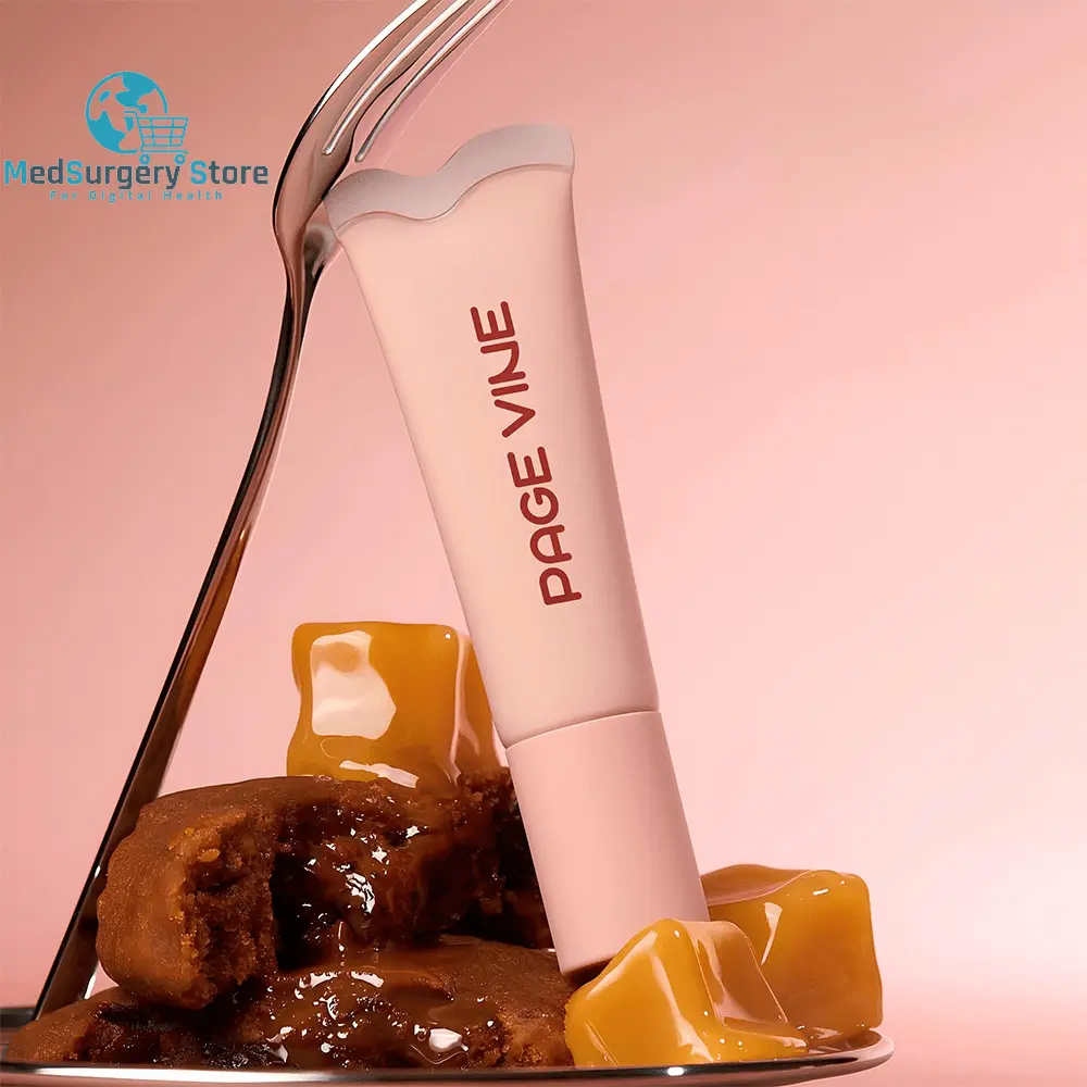 4-Color Moisturizing Lip Balm with Exfoliating Properties - Long-Lasting Lip Gloss for Women