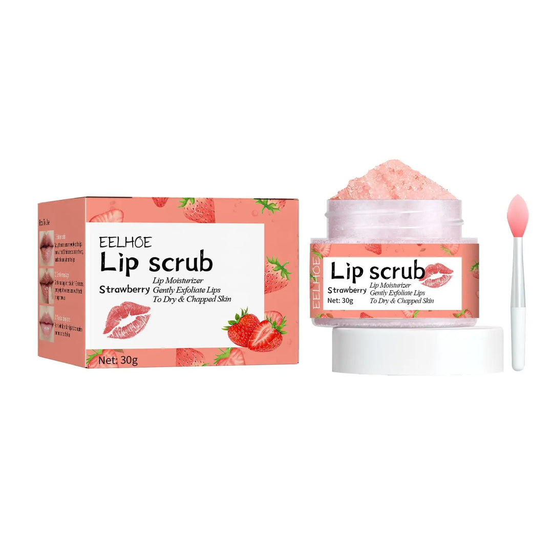 EELHOE Exfoliante Labial de Fresa - Hidratación Intensa y Reparación Labial CJdropshipping