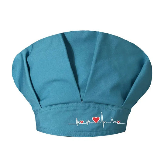 Gorros de fregado para mujer, gorro con banda para el sudor de algodón ajustable Unisex, cubierta para la cabeza, Ropa de Trabajo, gorros de fregado bouffant transpirables sanitarios CJdropshipping