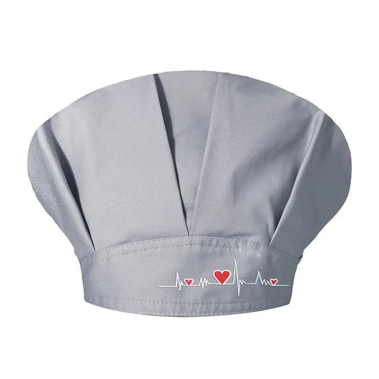 Gorros de fregado para mujer, gorro con banda para el sudor de algodón ajustable Unisex, cubierta para la cabeza, Ropa de Trabajo, gorros de fregado bouffant transpirables sanitarios CJdropshipping