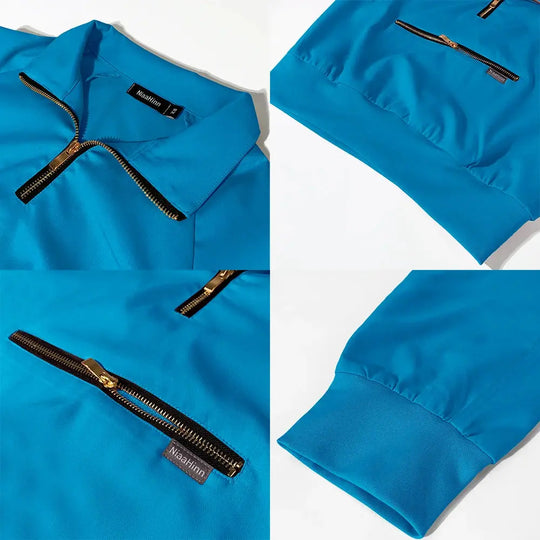 Chamarra Quirúrgica Elite MSORMOSIA - Uniforme Médico Elástico con Bolsillos Profesionales (MSO-42035-37) CJdropshipping