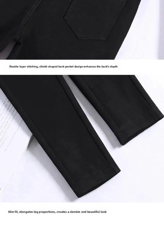 Leggings finos blancos de cintura alta para mujer, plones adeazantes de verano dieciocho, plones de pie pequeño sie... MedSurgery Store For Digital Health