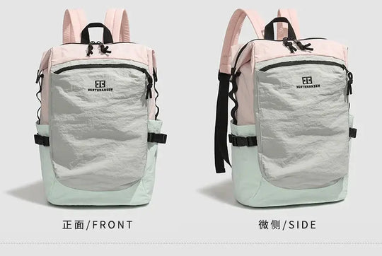 Mochila exterior de doble hombro para mujer, de gran capacidad. Es portátil y adecuado para desplazamientos, viajes. Es un cas MedSurgery Store For Digital Health