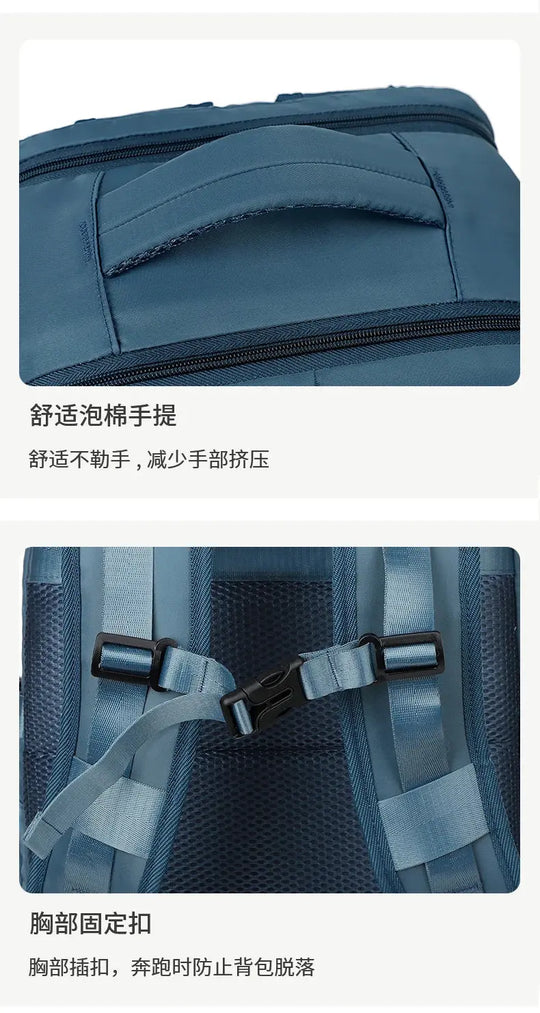 Mochila de viaje grande para mujeres y hombres, bolso de cabina, mochila impermeable multifuncional para avión con carga USB, mochila antirrobo MedSurgery Store For Digital Health