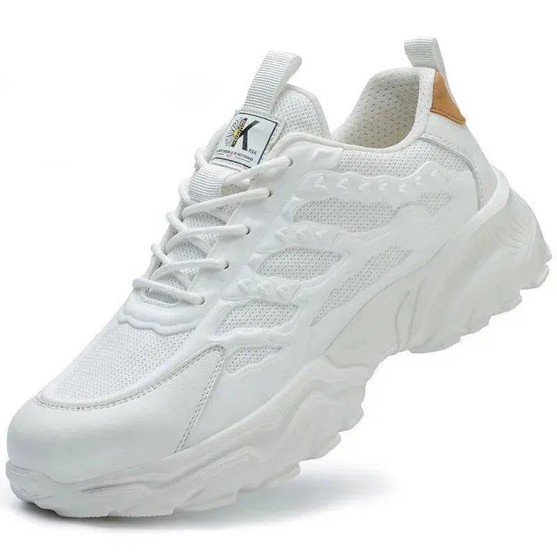 Zapatos de seguridad blancos para hombres y mujeres, antigolpes, antiperforación, aislamiento, 6kv, resistente al desgaste, negro, blanco, transpirable, ligero MedSurgery Store For Digital Health