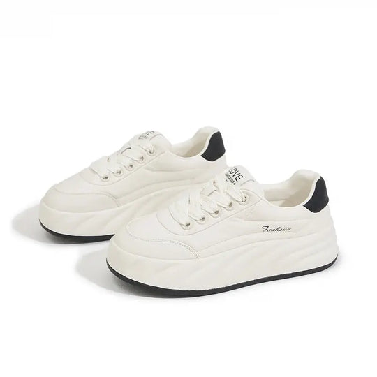 Zapatos blancos para mujer 2025, nuevas zapatillas planas, estilo coreano, deportes informales, zapatos de pan versátiles MedSurgery Store For Digital Health