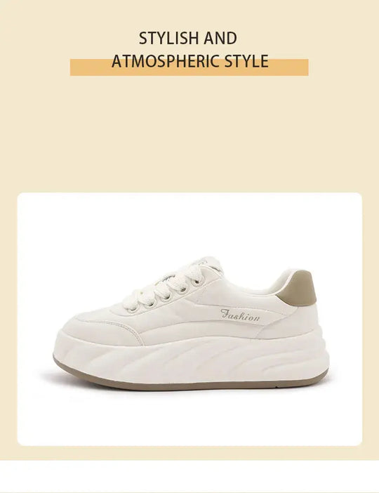 Zapatos blancos para mujer 2025, nuevas zapatillas planas, estilo coreano, deportes informales, zapatos de pan versátiles MedSurgery Store For Digital Health