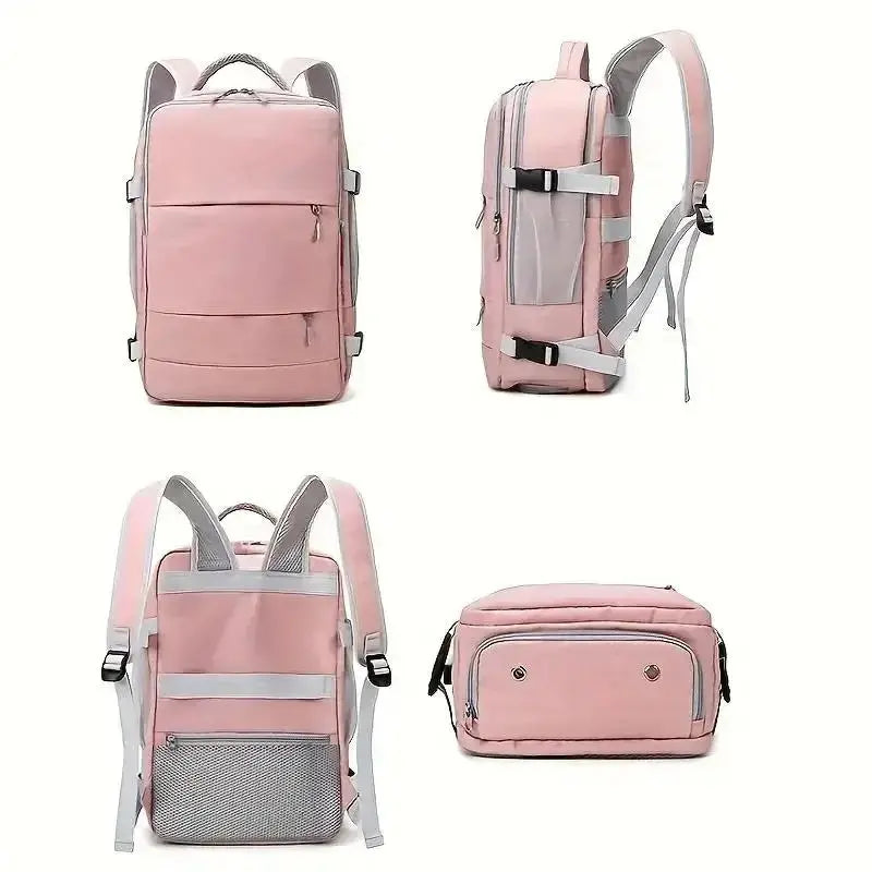 Mochila de viaje de gran capacidad para mujer, multifunción, almacenamiento de zapatos, multicapa, separación seca y húmeda, impermeable MedSurgery Store For Digital Health