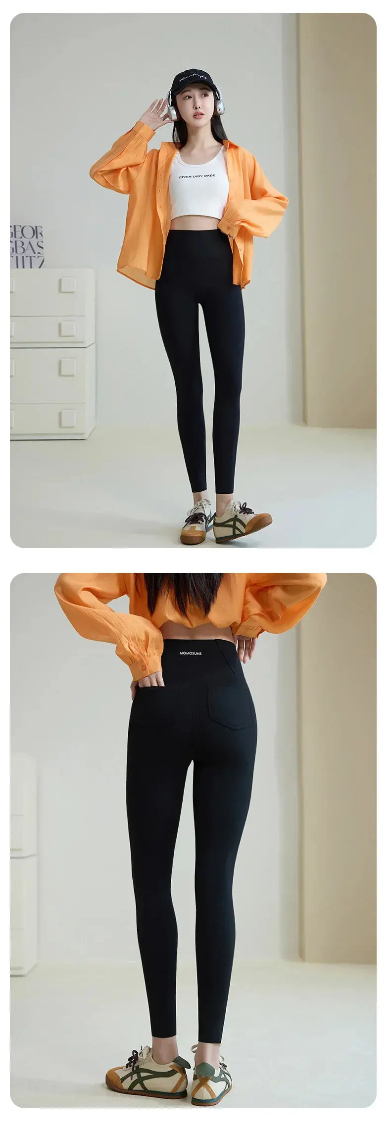 BIVIGAOS 2025 Primavera Verano bolsillo trasero Leggings de piel de tiburón mujeres blanco apretado Casual deporte Fitness Leggings pantalones pitillo MedSurgery Store For Digital Health