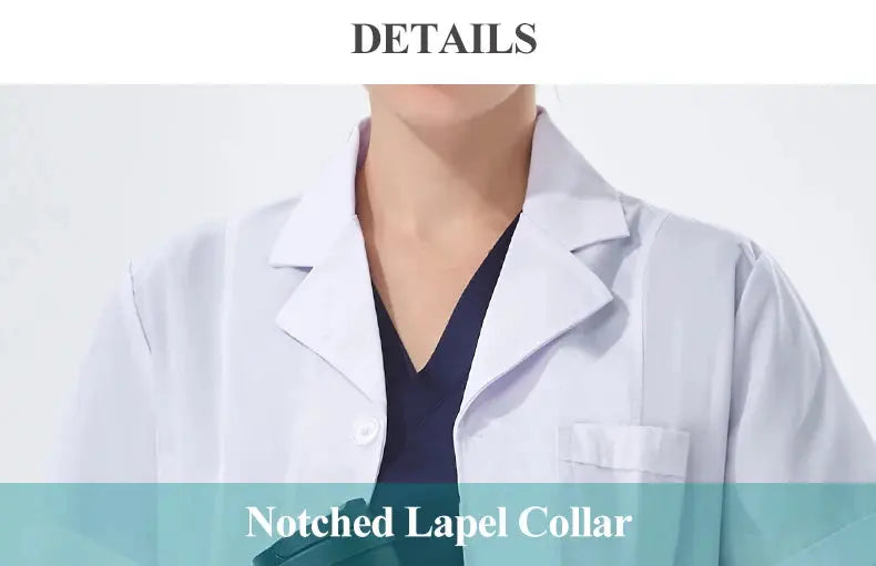 Bata de laboratorio blanca barata para mujeres, hombres, estudiantes, química, profesionales de atención médica, enfermera, manga larga, bata de trabajo para médico XK002 MedSurgery Store For Digital Health