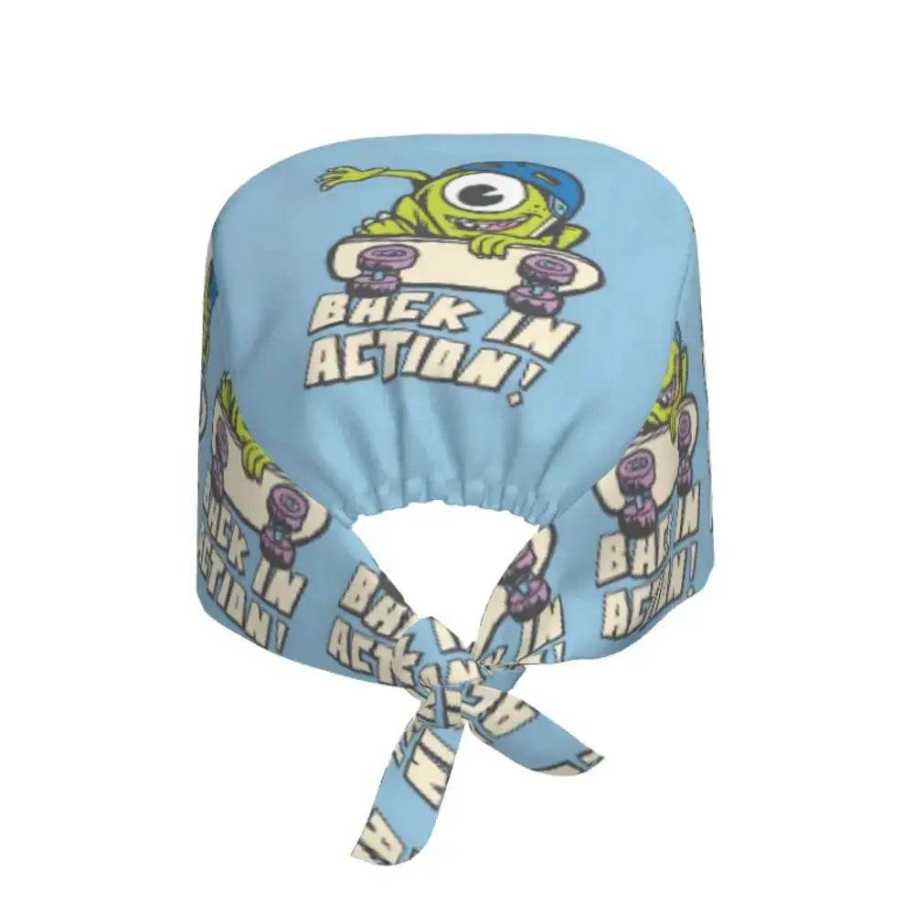 Gorro de trabajo ajustable personalizado con dibujos animados de la Universidad de Monsters, gorro quirúrgico para hombres y mujeres, gorro quirúrgico para enfermería, médico y cirujano MedSurgery Store For Digital Health