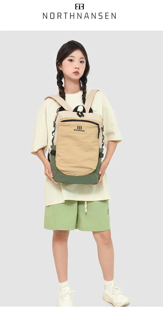 Mochila exterior de doble hombro para mujer, de gran capacidad. Es portátil y adecuado para desplazamientos, viajes. Es un cas MedSurgery Store For Digital Health