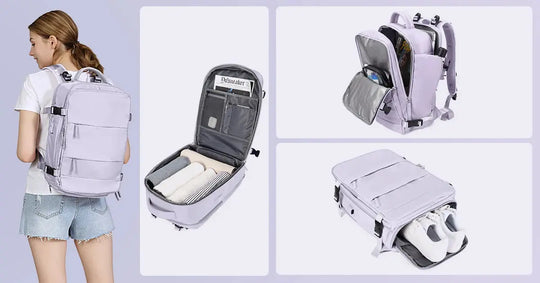 Mochila de viaje para mujer, mochila de mano, mochila para portátil TSA aprobada por vuelo, bolsa de enfermera universitaria, mochila informal para fin de semana MedSurgery Store For Digital Health