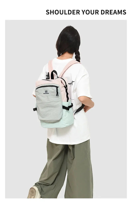 Mochila exterior de doble hombro para mujer, de gran capacidad. Es portátil y adecuado para desplazamientos, viajes. Es un cas MedSurgery Store For Digital Health