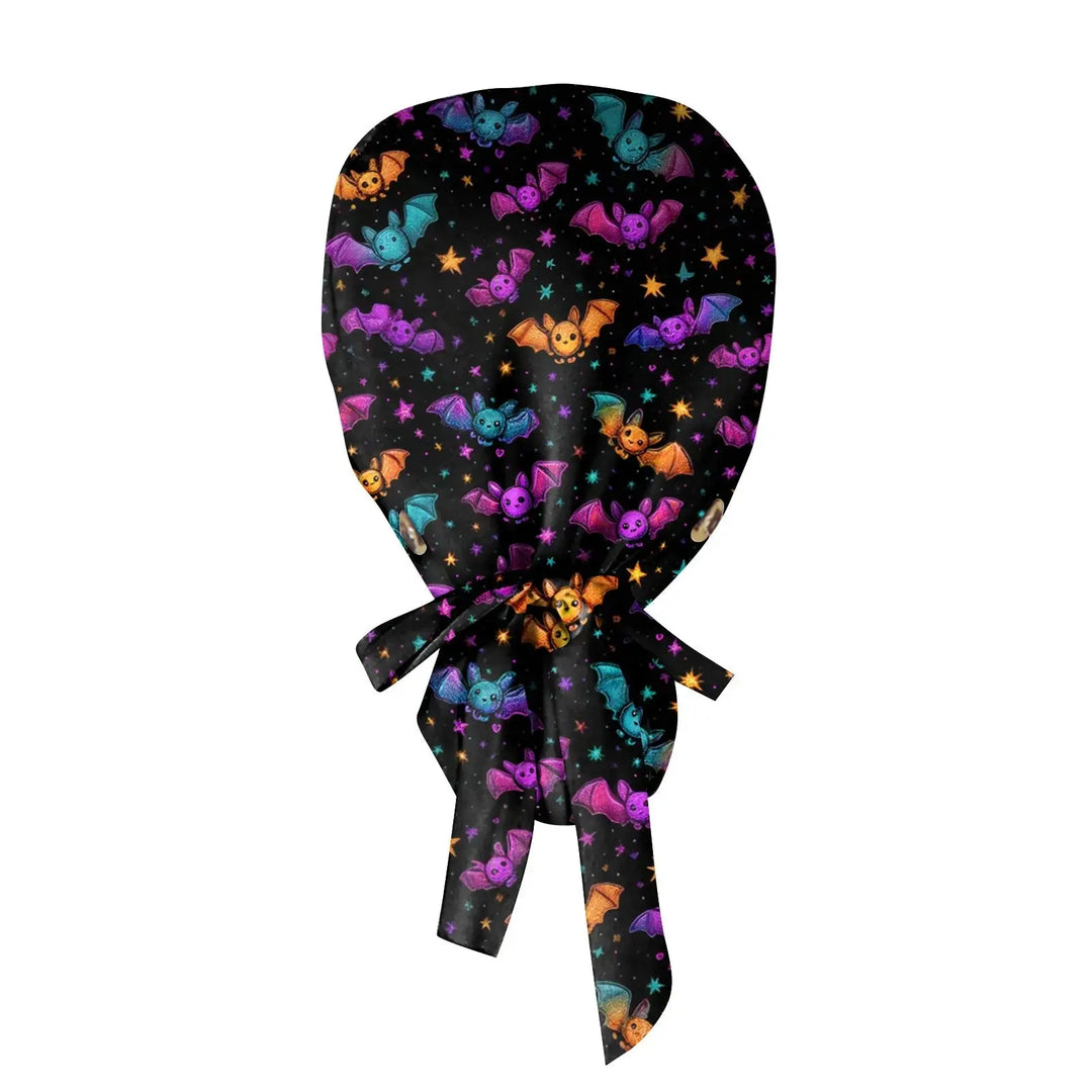 Gorro Quirúrgico para Doctoras o Enfermeras con estampados de Halloween Unisex - Scrub Cap con Estampado para Trabajo Médico. Estilo Casual hechos de Algodón, Cómodos y Elegantes. CJdropshipping