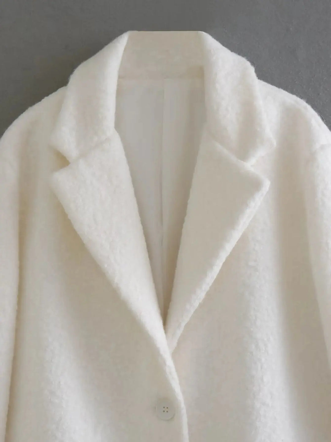 2025 Chaqueta larga de lana para mujer Otoño Invierno mujer abrigo de Cachemira medio largo de lana mezclas de manga larga prendas de vestir elegantes de un solo pecho MedSurgery Store For Digital Health