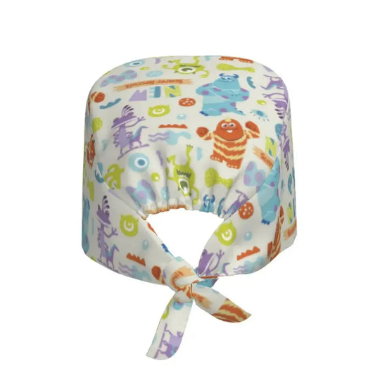 Gorro de trabajo ajustable personalizado con dibujos animados de la Universidad de Monsters, gorro quirúrgico para hombres y mujeres, gorro quirúrgico para enfermería, médico y cirujano MedSurgery Store For Digital Health