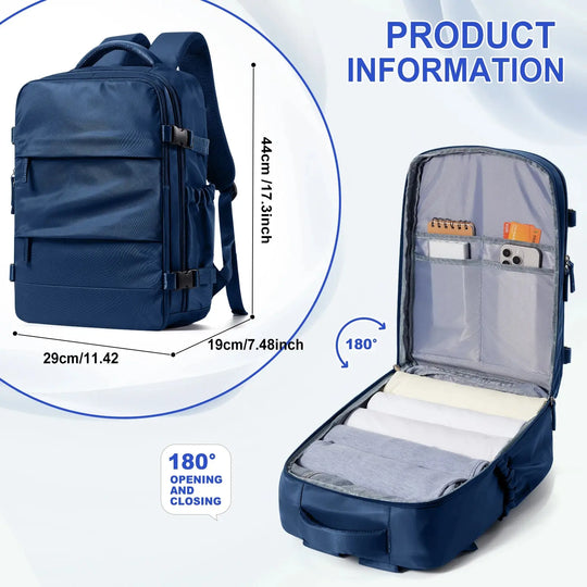 Mochila de viaje para mujer, mochila de mano, mochila para portátil TSA aprobada por vuelo, bolsa de enfermera universitaria, mochila informal para fin de semana MedSurgery Store For Digital Health