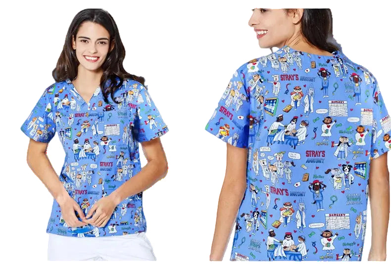 Uniforme Clínico Unisex ANNO ProShield - Top Médico Resistente al Cloro (Modelo 09SS001) CJdropshipping