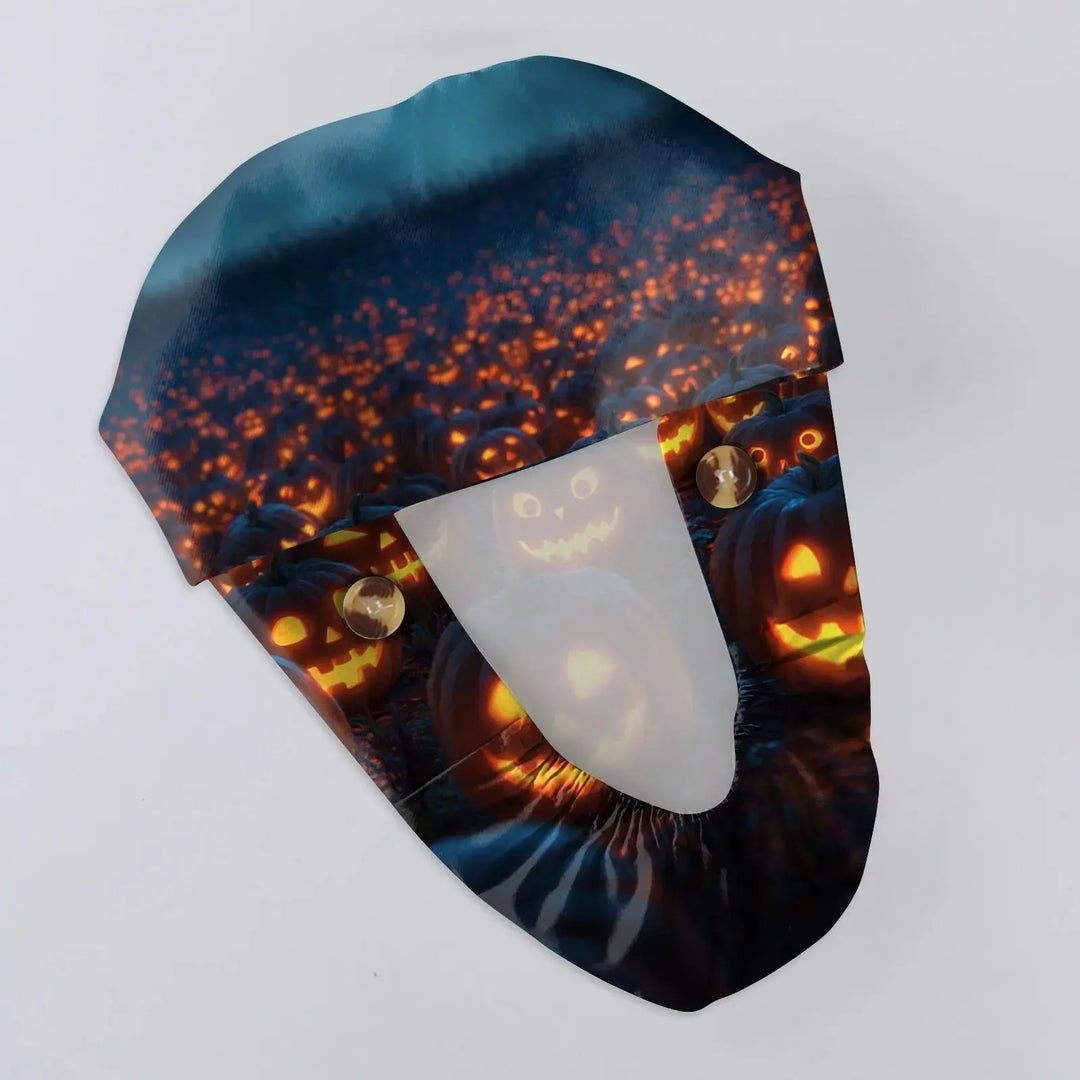Gorro Quirúrgico para Doctoras o Enfermeras con estampados de Halloween Unisex - Scrub Cap con Estampado para Trabajo Médico. Estilo Casual hechos de Algodón, Cómodos y Elegantes. CJdropshipping