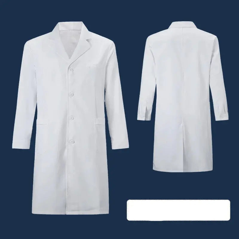 Abrigo blanco, ropa Experimental para estudiantes universitarios, ropa de médico de manga larga para hombres y mujeres, química y medicina de manga corta MedSurgery Store For Digital Health