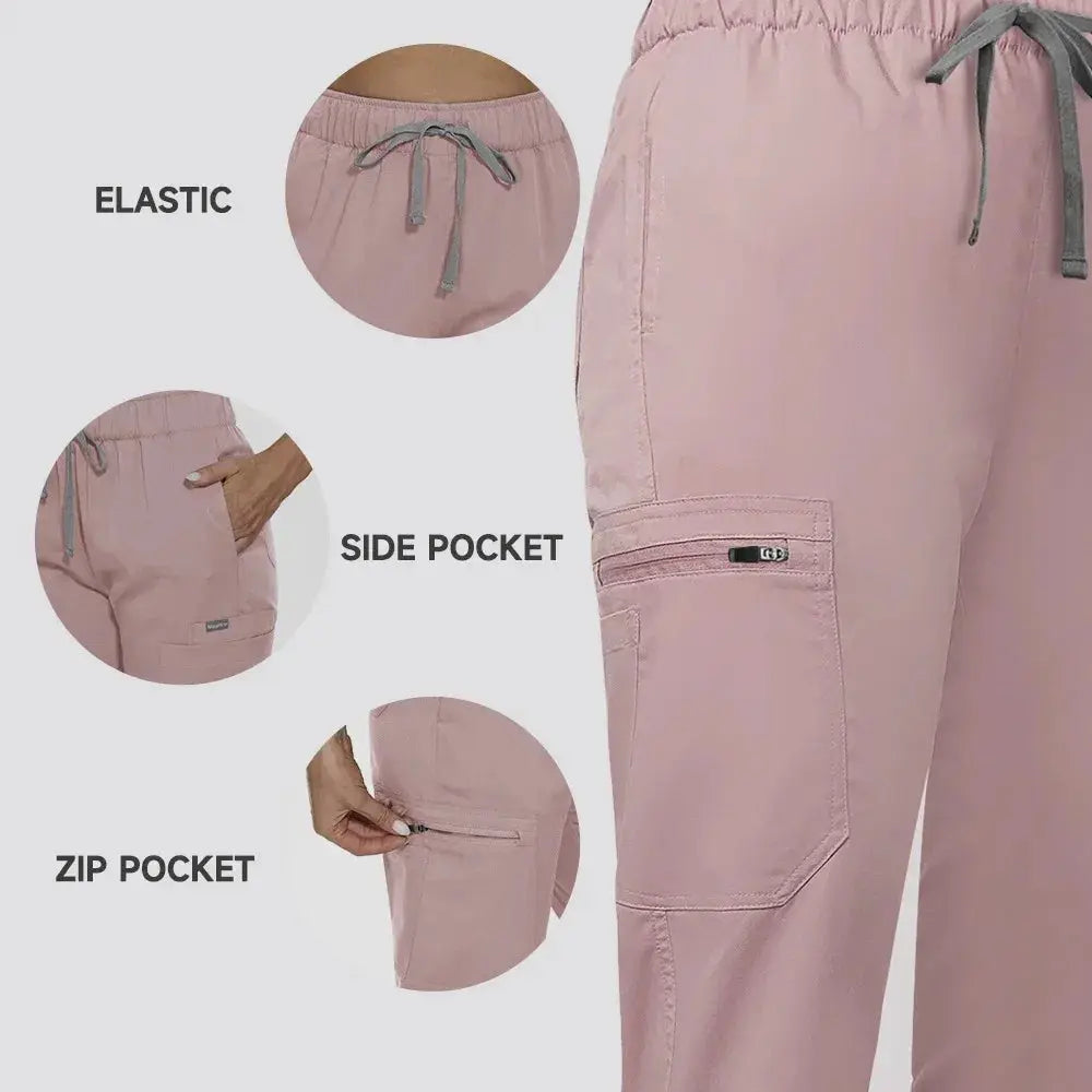 Venta al por mayor, uniforme médico para quirófano, conjunto de gomas de trabajo para Hospital, suministros médicos, traje de cirugía Dental para enfermera, ropa de trabajo CJdropshipping