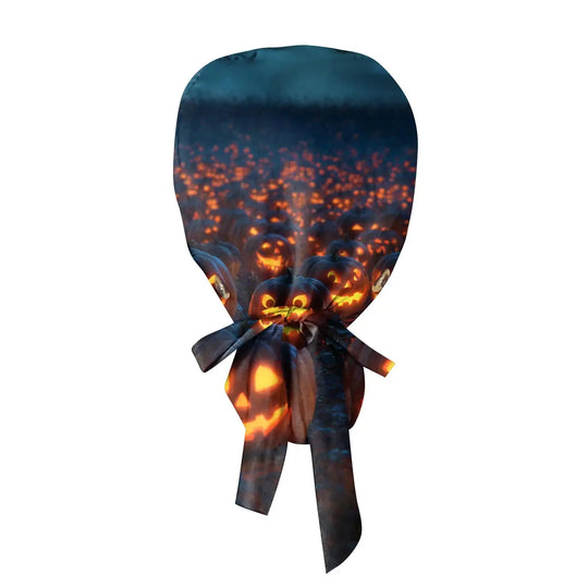 Gorro Quirúrgico para Doctoras o Enfermeras con estampados de Halloween Unisex - Scrub Cap con Estampado para Trabajo Médico. Estilo Casual hechos de Algodón, Cómodos y Elegantes. CJdropshipping