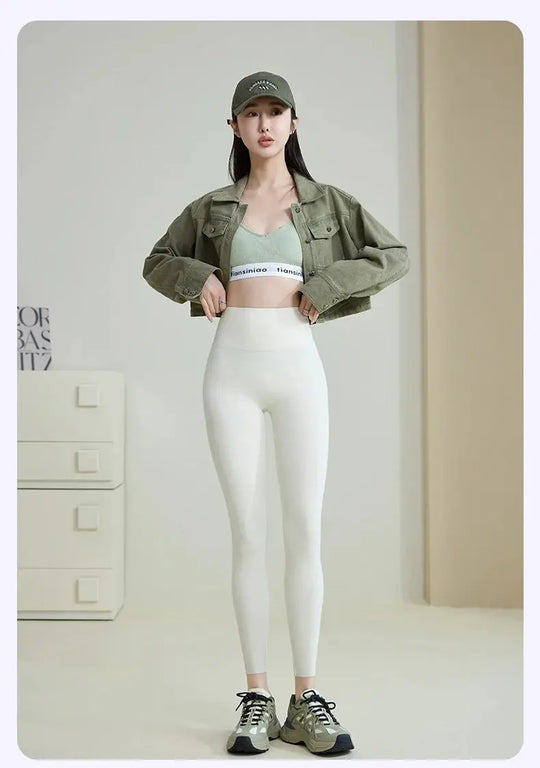 BIVIGAOS 2025 Primavera Verano nueva ciruela roja 3D sensación desnuda Leggings de piel de tiburón mujeres delgadas Sexy deporte Yoga Push Up Fitness Leggings MedSurgery Store For Digital Health