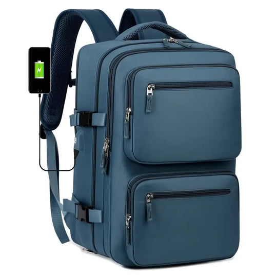 Mochila de viaje grande para mujeres y hombres, bolso de cabina, mochila impermeable multifuncional para avión con carga USB, mochila antirrobo MedSurgery Store For Digital Health