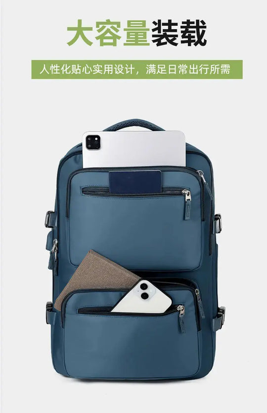 Mochila de viaje grande para mujeres y hombres, bolso de cabina, mochila impermeable multifuncional para avión con carga USB, mochila antirrobo MedSurgery Store For Digital Health