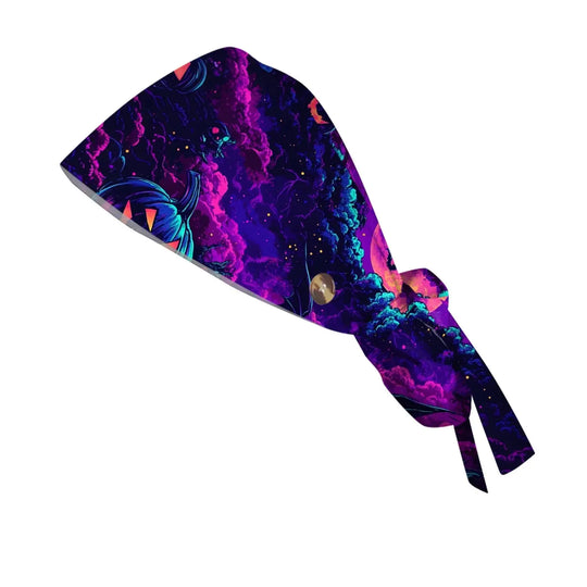 Gorro Quirúrgico para Doctoras o Enfermeras con estampados de Halloween Unisex - Scrub Cap con Estampado para Trabajo Médico. Estilo Casual hechos de Algodón, Cómodos y Elegantes. CJdropshipping