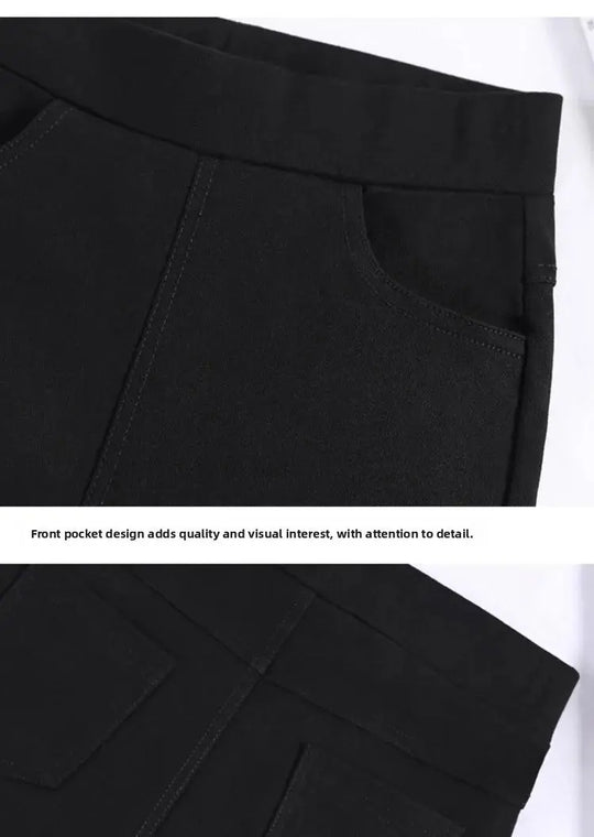 Leggings finos blancos de cintura alta para mujer, plones adeazantes de verano dieciocho, plones de pie pequeño sie... MedSurgery Store For Digital Health