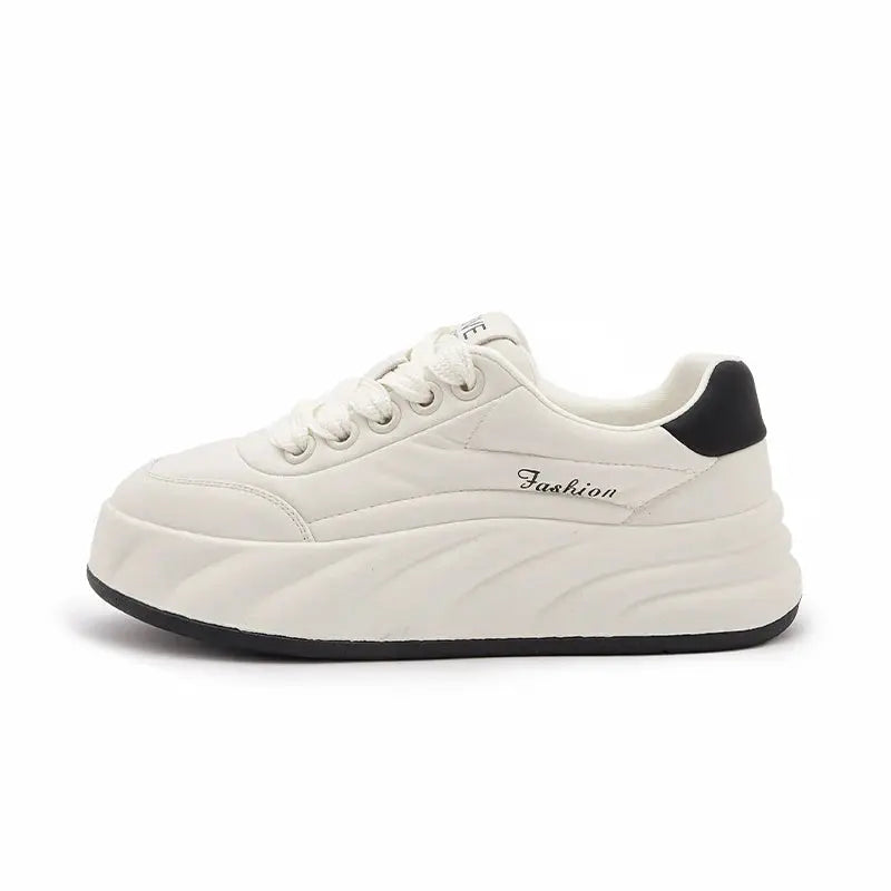Zapatos blancos para mujer 2025, nuevas zapatillas planas, estilo coreano, deportes informales, zapatos de pan versátiles MedSurgery Store For Digital Health