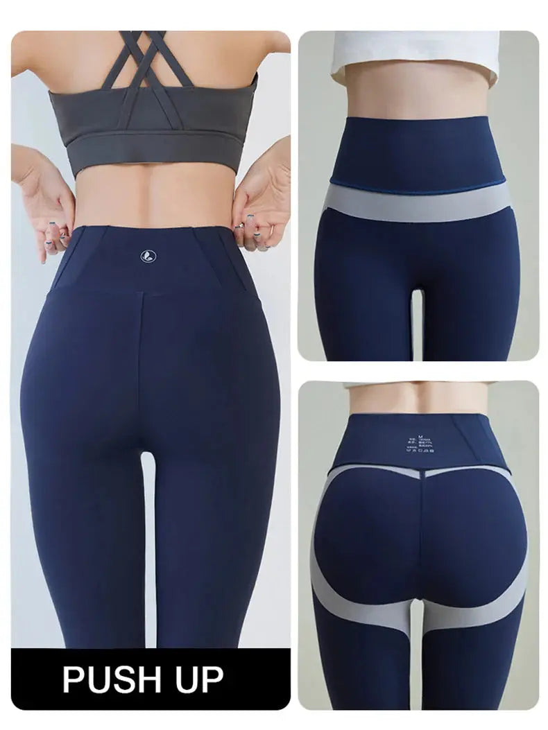 BIVIGAOS 2025 Primavera Verano nueva ciruela roja 3D sensación desnuda Leggings de piel de tiburón mujeres delgadas Sexy deporte Yoga Push Up Fitness Leggings MedSurgery Store For Digital Health