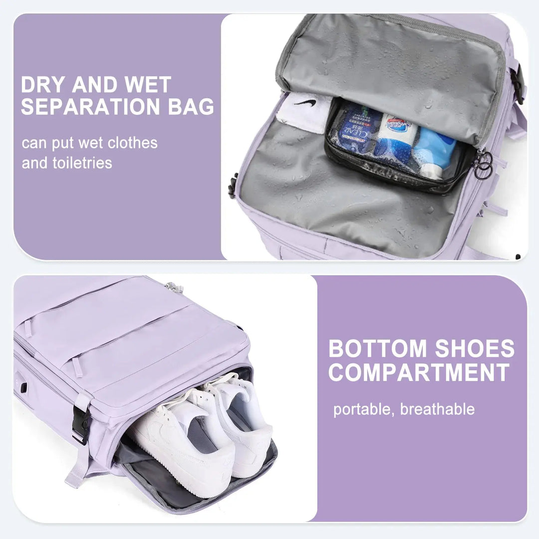 Mochila de viaje para mujer, mochila de mano, mochila para portátil TSA aprobada por vuelo, bolsa de enfermera universitaria, mochila informal para fin de semana MedSurgery Store For Digital Health