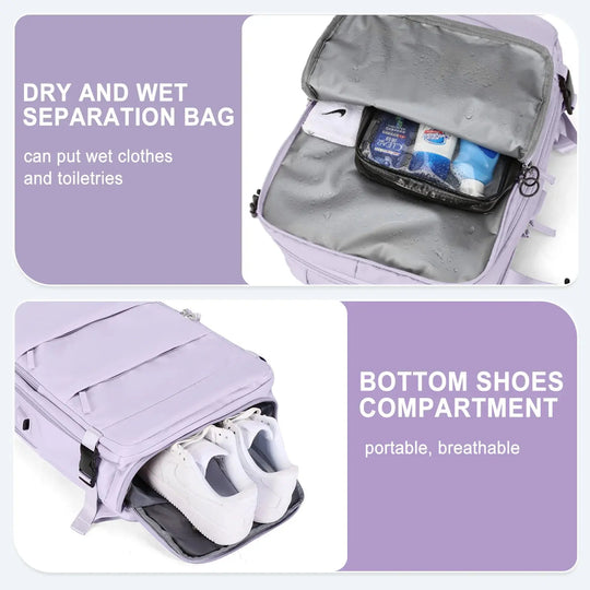 Mochila de viaje para mujer, mochila de mano, mochila para portátil TSA aprobada por vuelo, bolsa de enfermera universitaria, mochila informal para fin de semana MedSurgery Store For Digital Health
