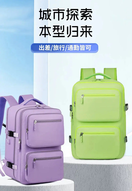 Mochila de viaje grande para mujeres y hombres, bolso de cabina, mochila impermeable multifuncional para avión con carga USB, mochila antirrobo MedSurgery Store For Digital Health