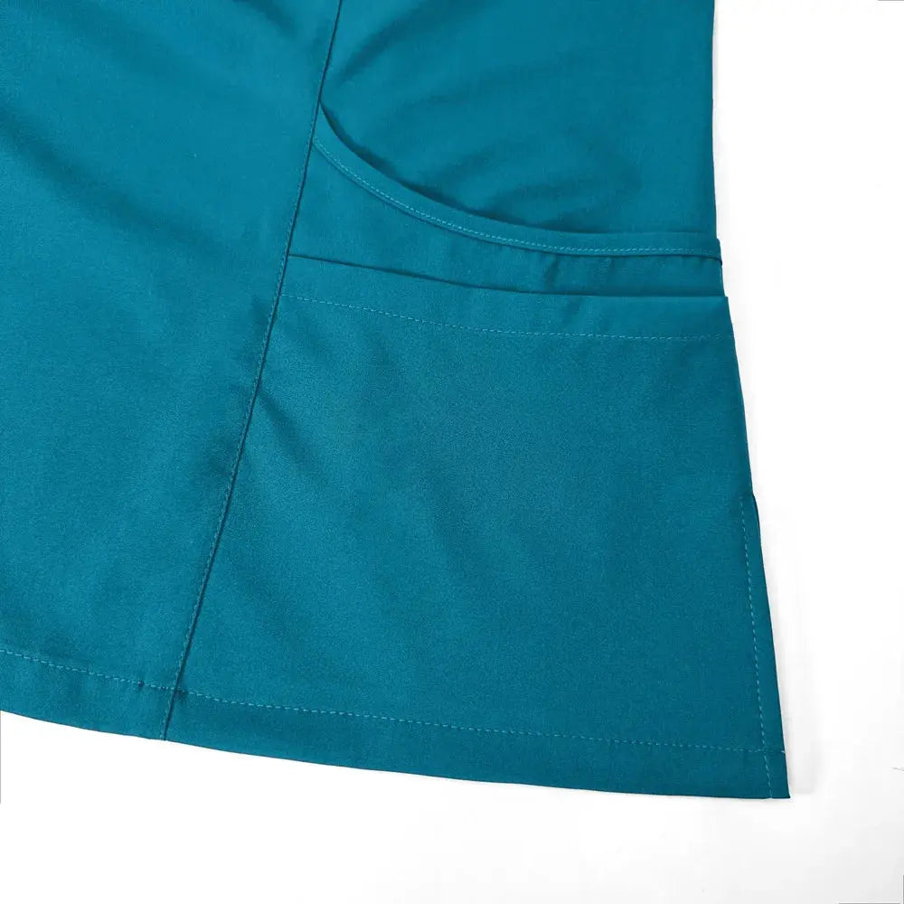 Conjunto de batas para mujer, Top con bolsillo y cuello en V, pantalones exfoliantes para correr con cordón, uniforme médico para enfermería, ropa de trabajo quirúrgica CJdropshipping