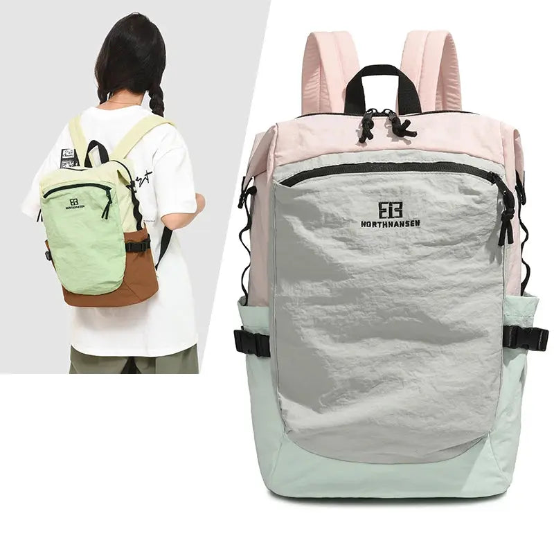 Mochila exterior de doble hombro para mujer, de gran capacidad. Es portátil y adecuado para desplazamientos, viajes. Es un cas MedSurgery Store For Digital Health