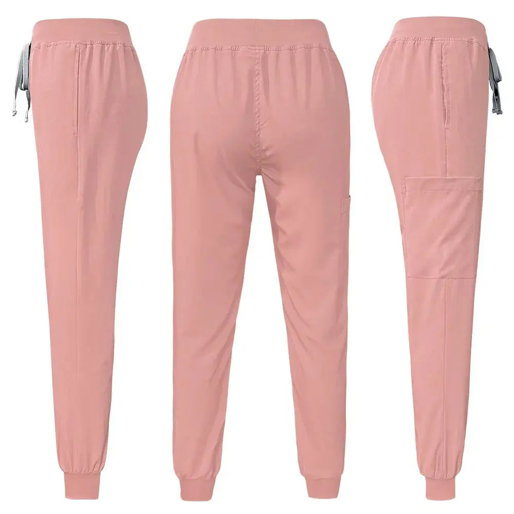 Uniforme médico ajustado para mujer, conjuntos de batas, accesorios de enfermería, batas de cirugía hospitalaria, clínica Dental, salón de belleza, ropa de trabajo CJdropshipping