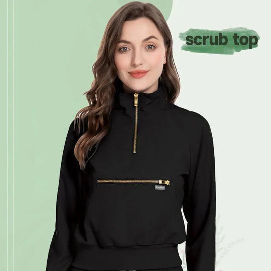 Chamarra Quirúrgica Elite MSORMOSIA - Uniforme Médico Elástico con Bolsillos Profesionales (MSO-42035-37) CJdropshipping
