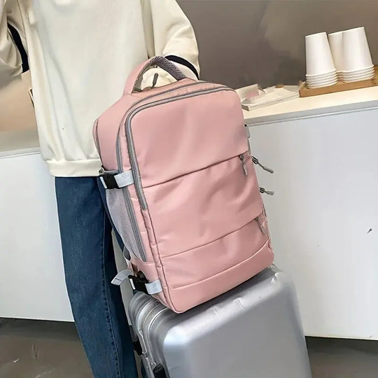 Mochila de viaje de gran capacidad para mujer, multifunción, almacenamiento de zapatos, multicapa, separación seca y húmeda, impermeable MedSurgery Store For Digital Health