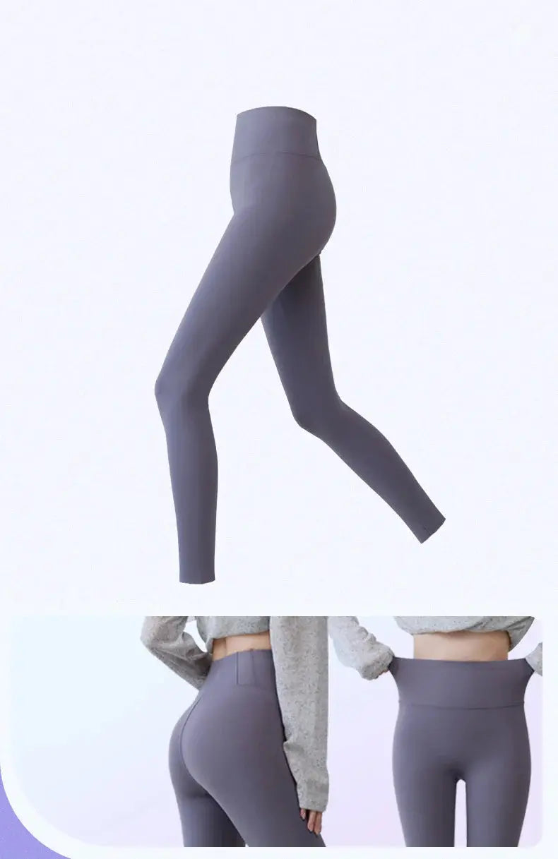 BIVIGAOS 2025 Primavera Verano nueva ciruela roja 3D sensación desnuda Leggings de piel de tiburón mujeres delgadas Sexy deporte Yoga Push Up Fitness Leggings MedSurgery Store For Digital Health