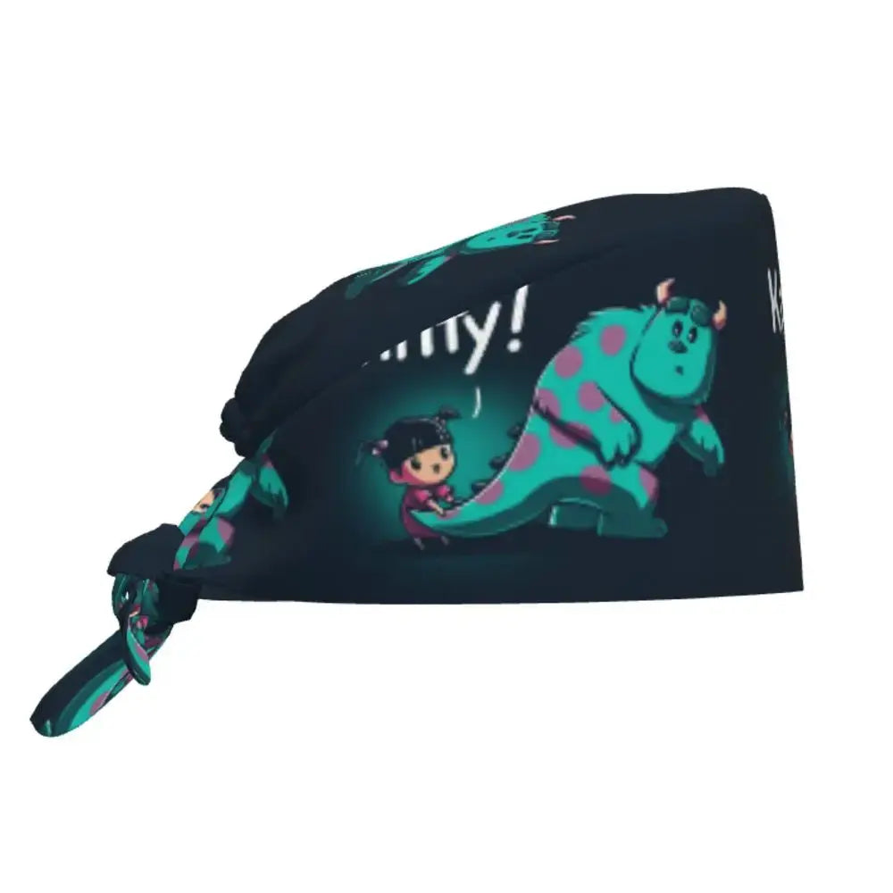 Gorro de trabajo ajustable personalizado con dibujos animados de la Universidad de Monsters, gorro quirúrgico para hombres y mujeres, gorro quirúrgico para enfermería, médico y cirujano MedSurgery Store For Digital Health