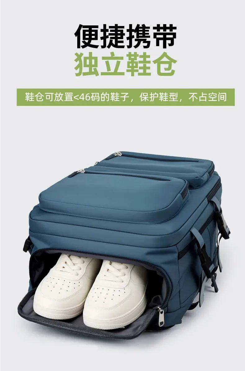 Mochila de viaje grande para mujeres y hombres, bolso de cabina, mochila impermeable multifuncional para avión con carga USB, mochila antirrobo MedSurgery Store For Digital Health