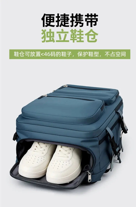 Mochila de viaje grande para mujeres y hombres, bolso de cabina, mochila impermeable multifuncional para avión con carga USB, mochila antirrobo MedSurgery Store For Digital Health