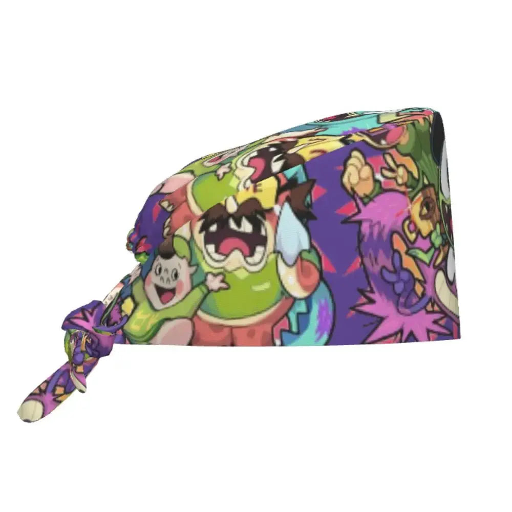 Gorro de trabajo ajustable personalizado con dibujos animados de la Universidad de Monsters, gorro quirúrgico para hombres y mujeres, gorro quirúrgico para enfermería, médico y cirujano MedSurgery Store For Digital Health