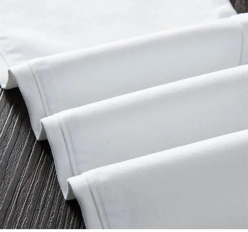 Pantalones pitillo blancos para mujer, Vaqueros largos ajustados de cintura alta, elásticos, a la moda, primavera, verano y otoño, 2022 MedSurgery Store For Digital Health