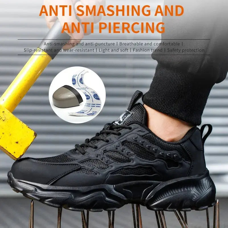 Zapatos de seguridad blancos para hombres y mujeres, antigolpes, antiperforación, aislamiento, 6kv, resistente al desgaste, negro, blanco, transpirable, ligero MedSurgery Store For Digital Health